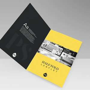 A4 Half Folded Leaflets